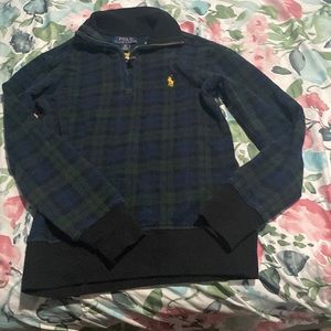 Polo by Ralph Lauren Kids Plaid Sweater - Blue and Green